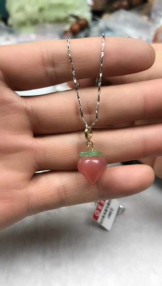 【闪购商品】玛瑙/玉髓颈饰银S925镶嵌吊坠
