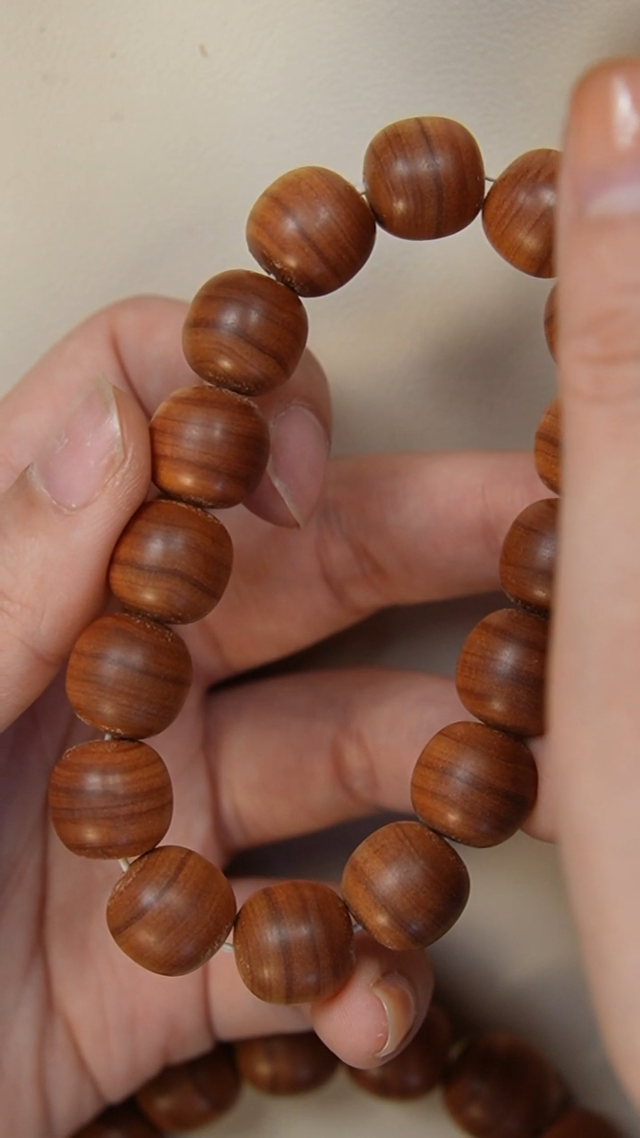 【闪购商品】檀香木手串/手链老山檀香13*14老型单圈官拍料