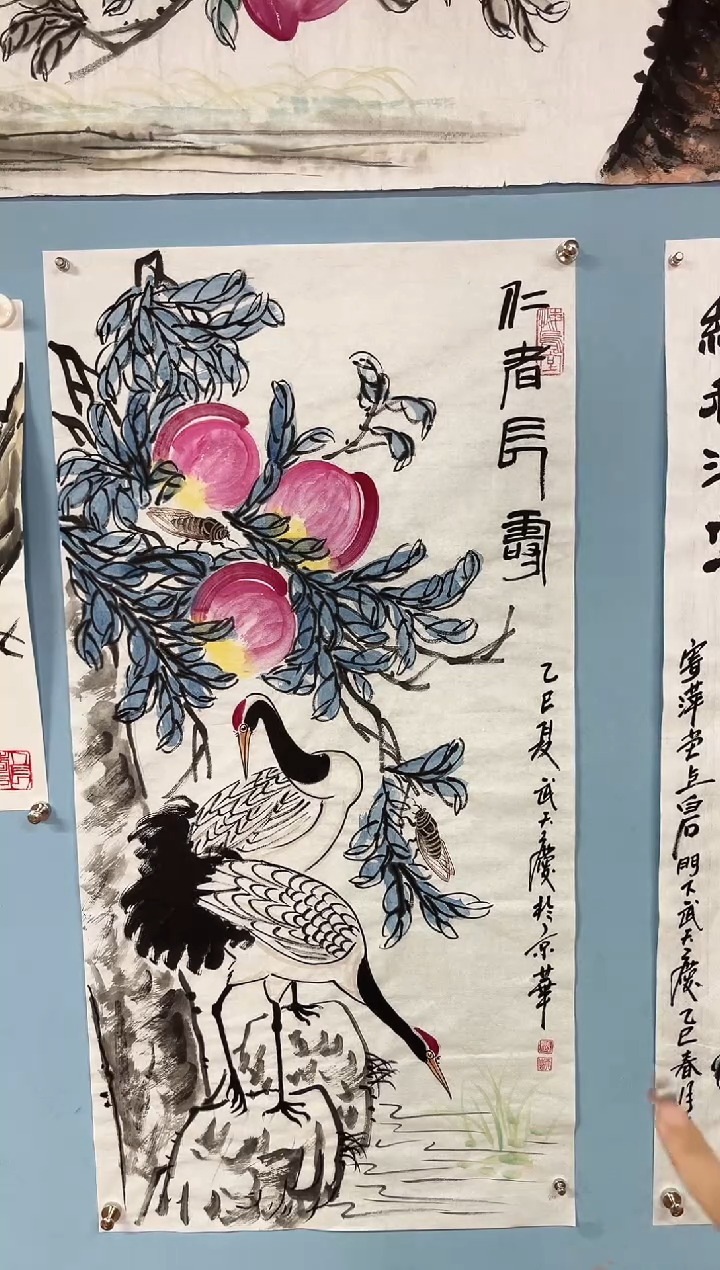 国画春****Q武天庆仁者长寿