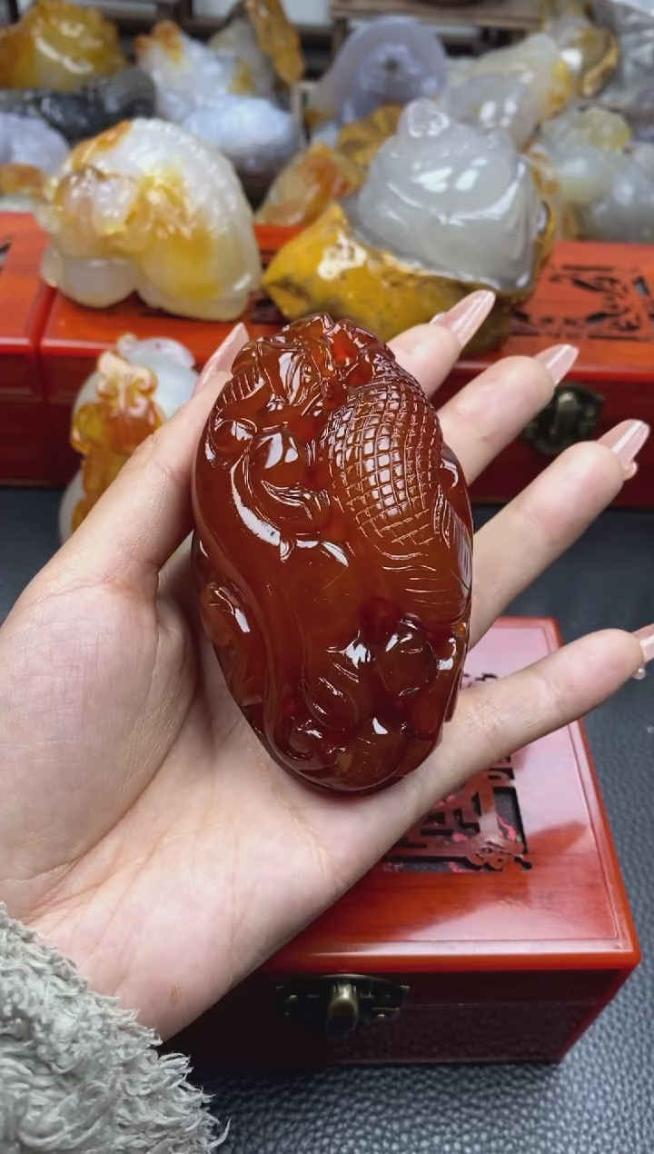 【闪购商品】玛瑙/玉髓手把未镶嵌00
