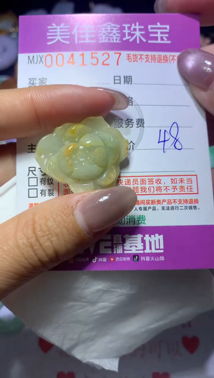 【闪购商品】翡翠颈饰未镶嵌MJX054748