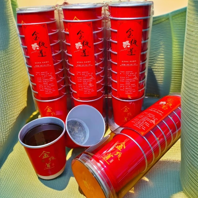 金线莲杯泡茶1桶10杯 养生茶可复泡 秋季饮品凉茶花茶