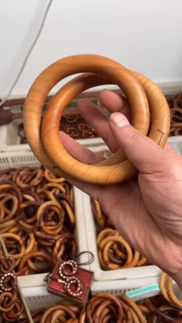 【闪购商品】木桃木 内径85尺寸六七星乾坤圈