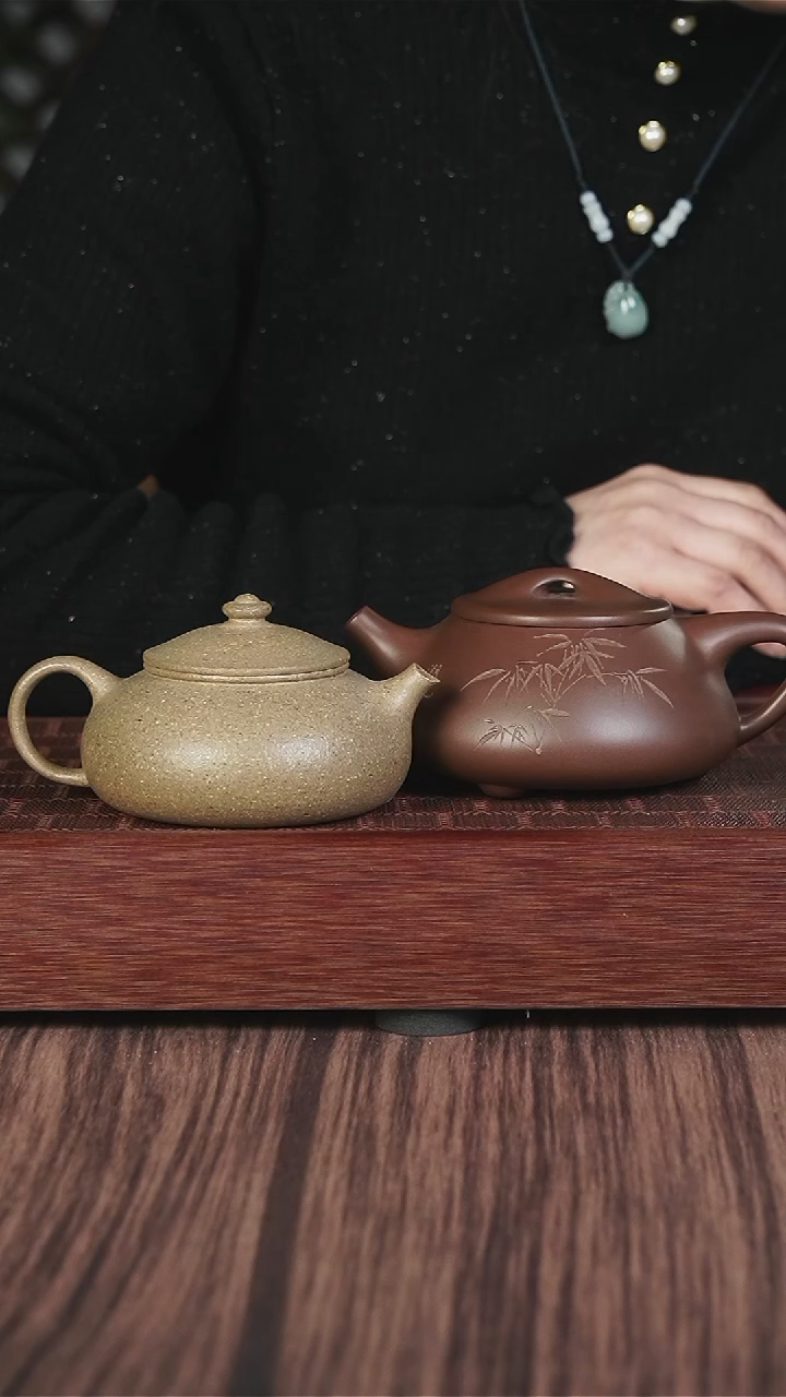 【闪购商品】紫砂茶壶一比一复刻景舟石瓢+老段泥寒江18