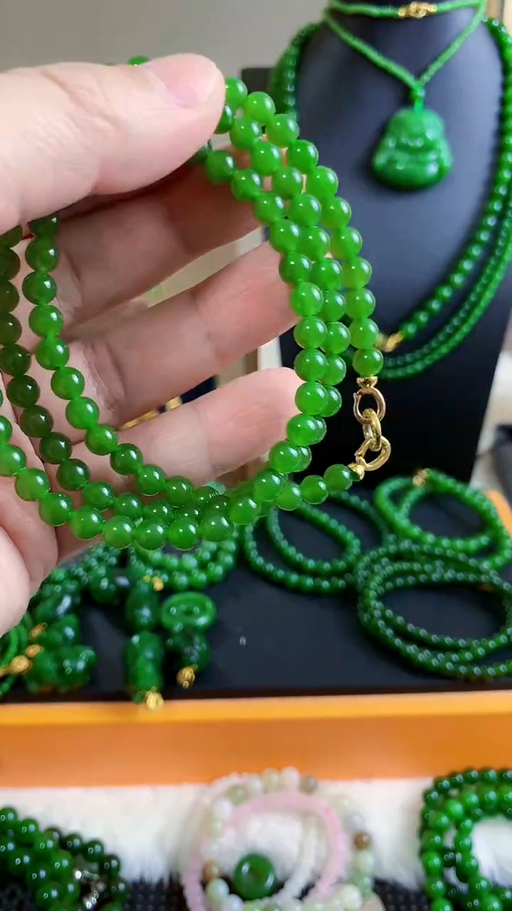 【闪购商品】和田玉（碧玉）项链未镶嵌6