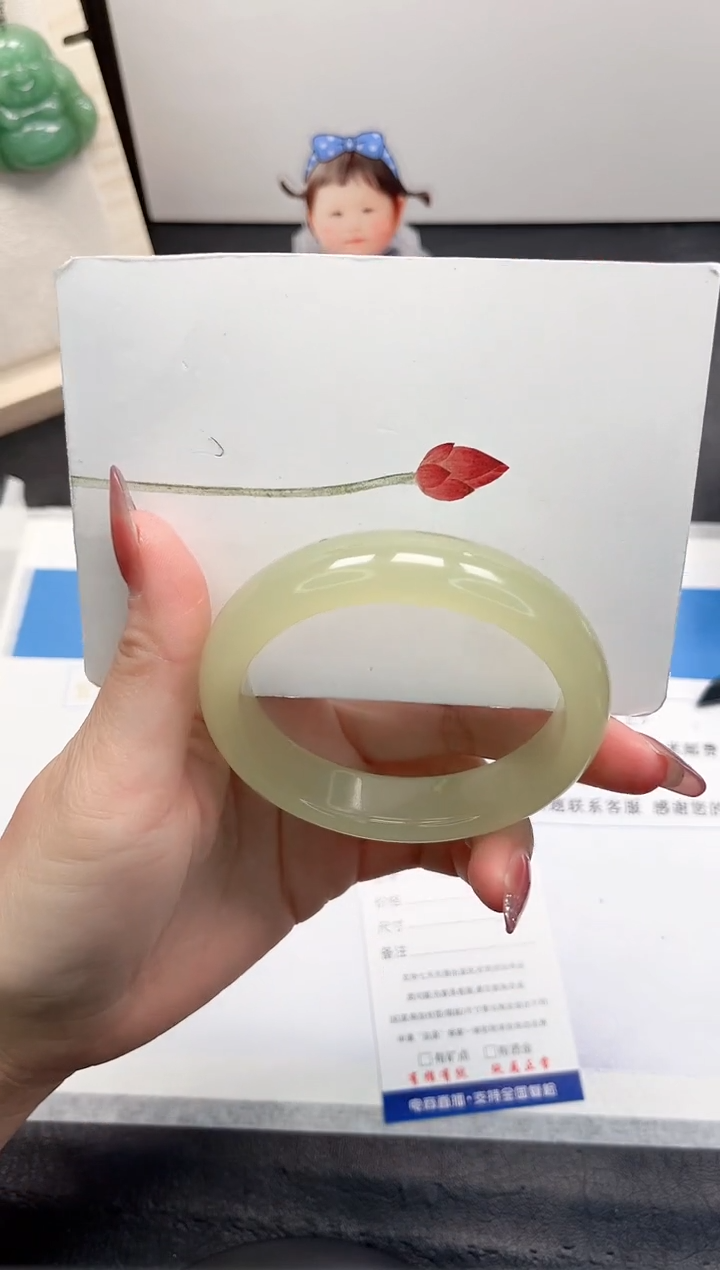 【闪购商品】石英质玉手镯未镶嵌46-60.1