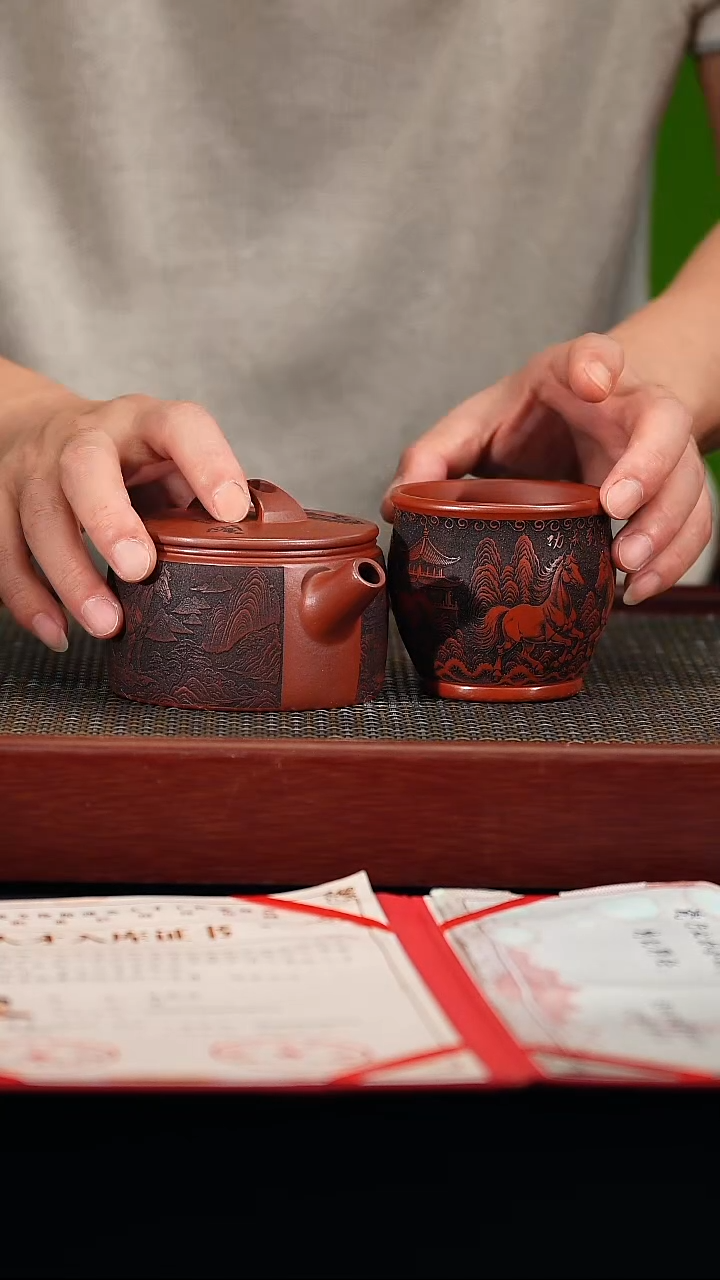 茶壶紫砂  宜兴紫砂原矿壶