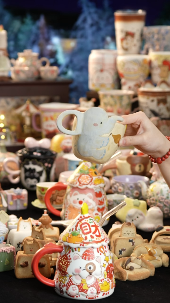 其他陶景德镇釉下彩手绘设计师款陶瓷