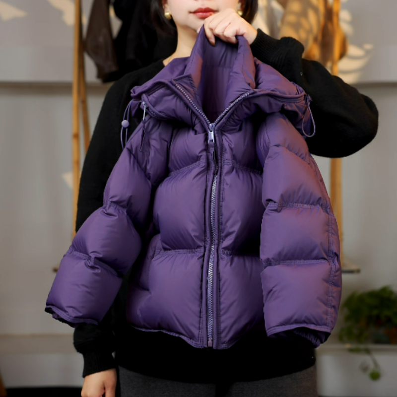 【桃子麻麻】 冬装儿童韩版极寒系列双倍充绒白鸭绒羽绒服