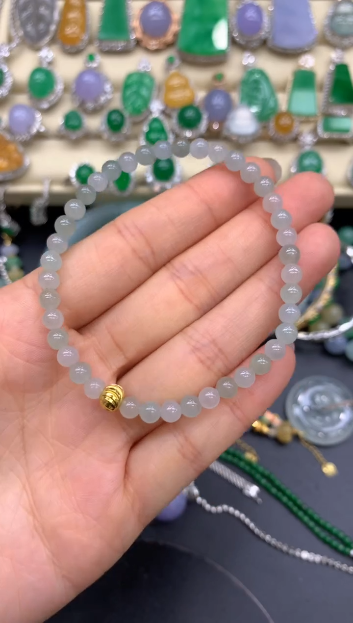 【闪购商品】翡翠手串未镶嵌63-中国好珍宝