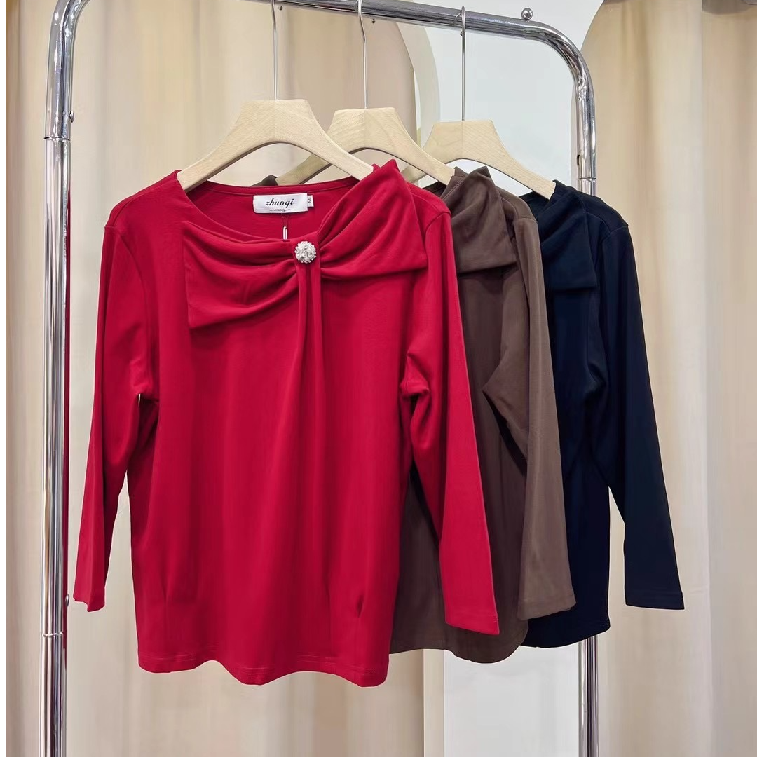 富民高货时间女装短袖t恤上衣001-099