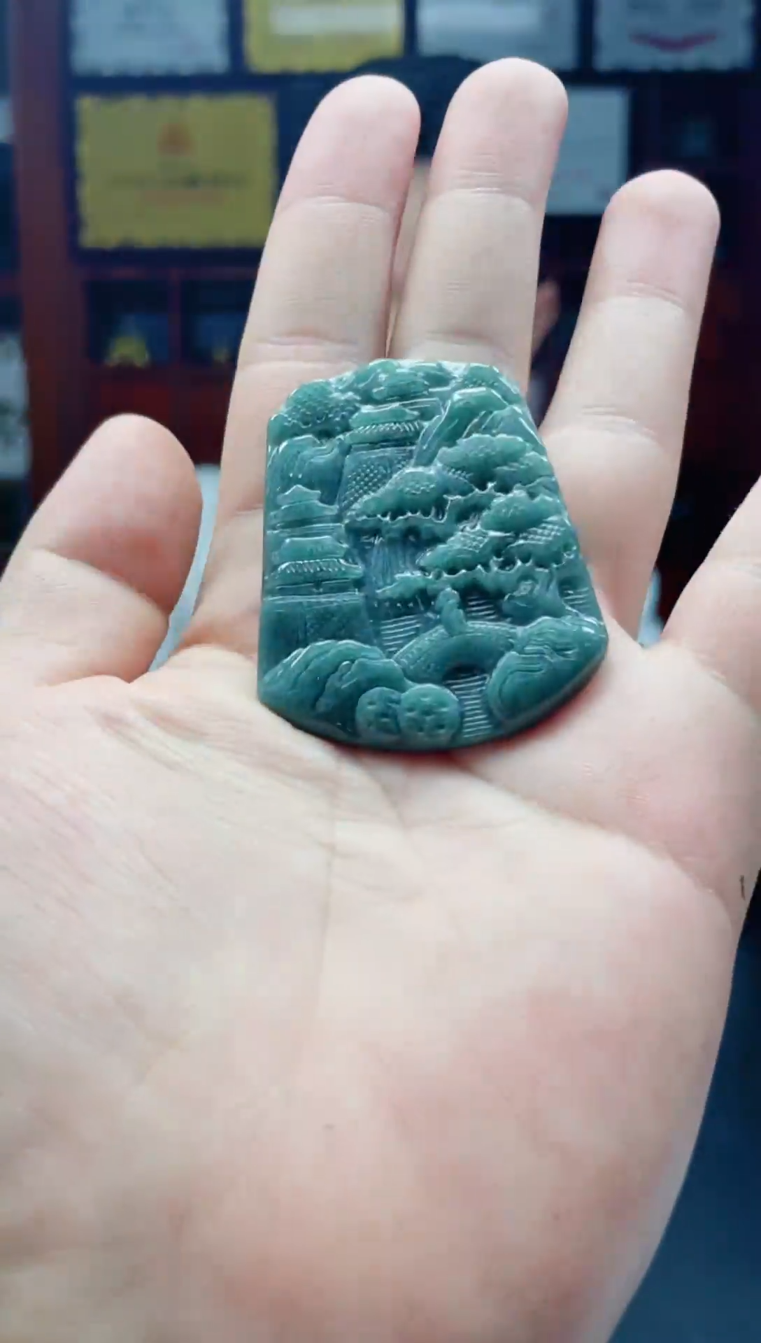 翡翠未镶嵌吊坠(不含链)翡翠