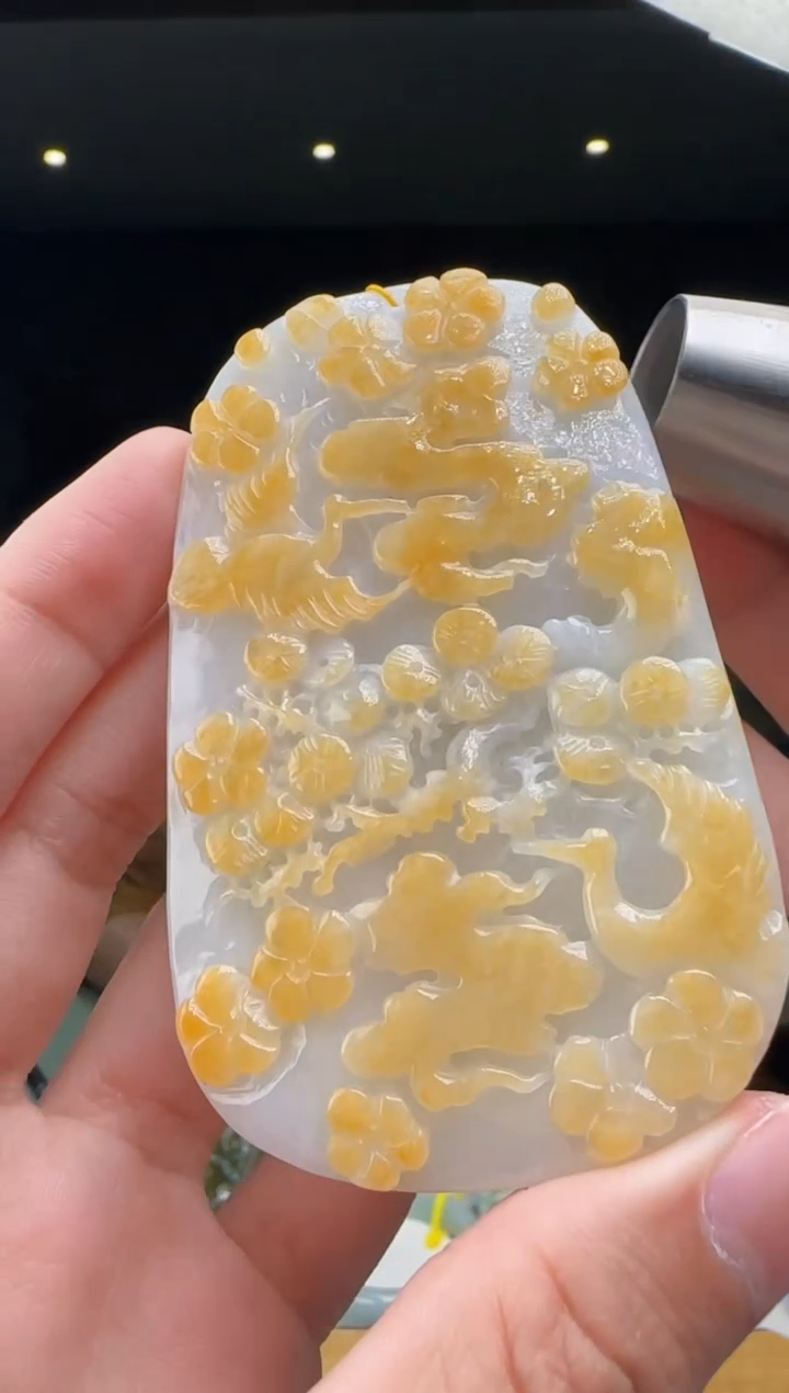 【闪购商品】翡翠吊坠(不含链)未镶嵌XM@@960Q3J06344