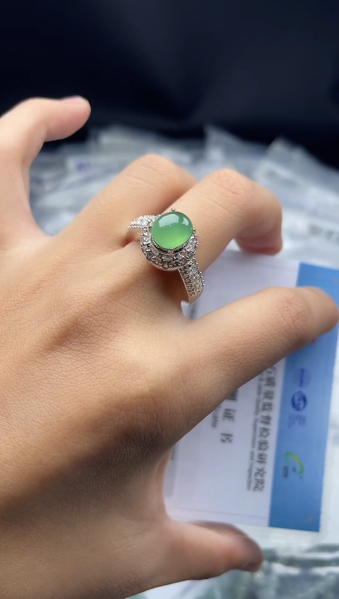 裸石翡翠缅甸天然翡翠a货