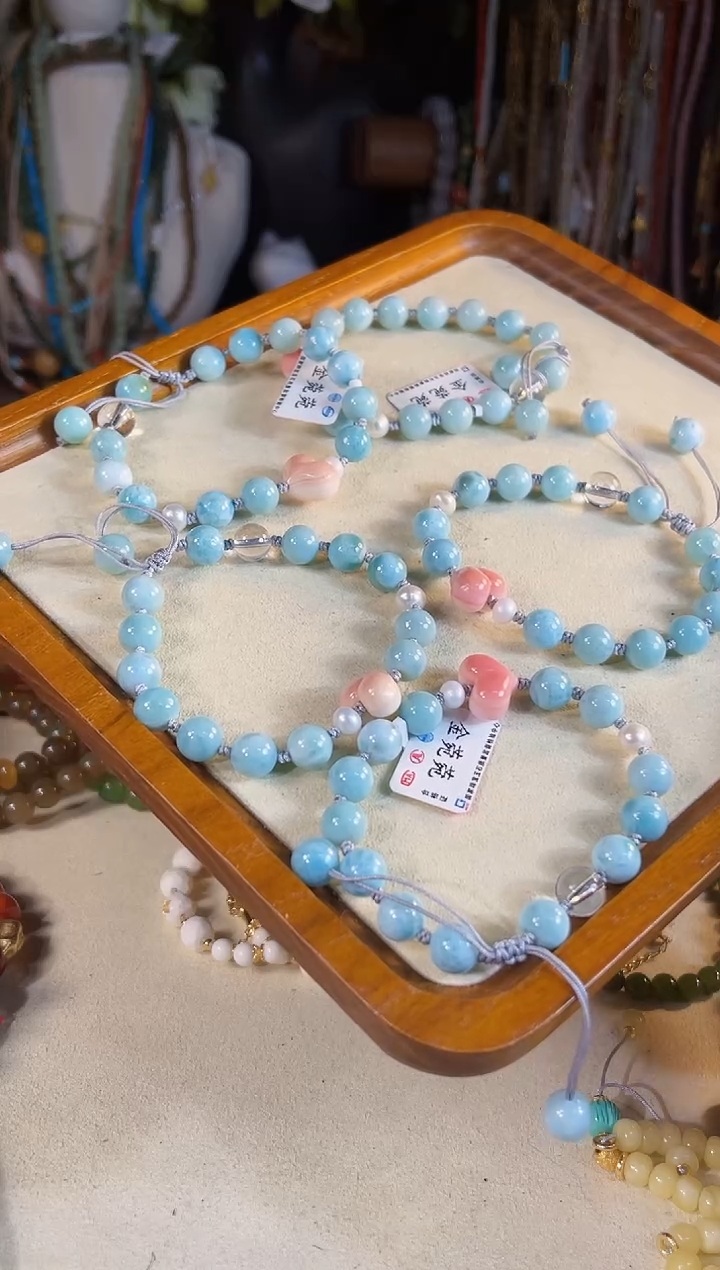 【闪购商品】针钠钙石（海纹石）手链未镶嵌多样性发货其一