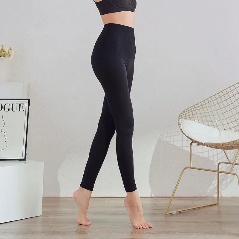 高腰收腹高弹修身打底裤保暖裤女内穿暖宫提臀显瘦柔软护腰秋裤