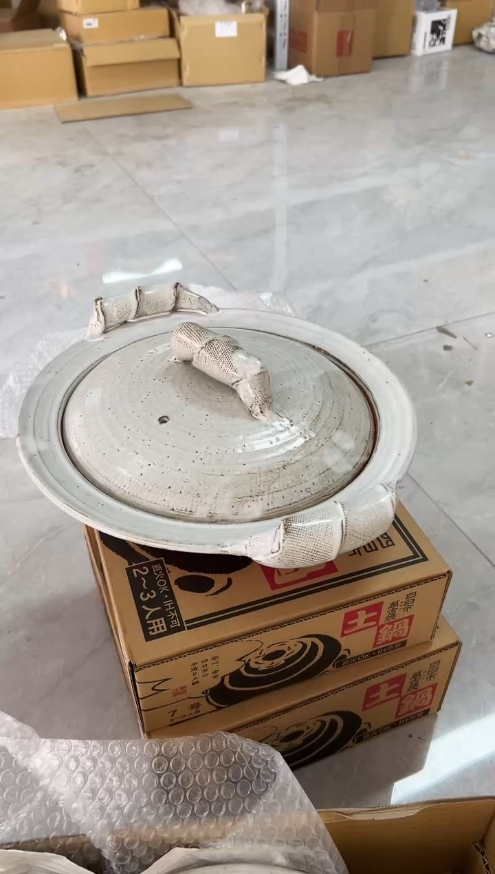 陶土狮***座独步炎土锅1只装