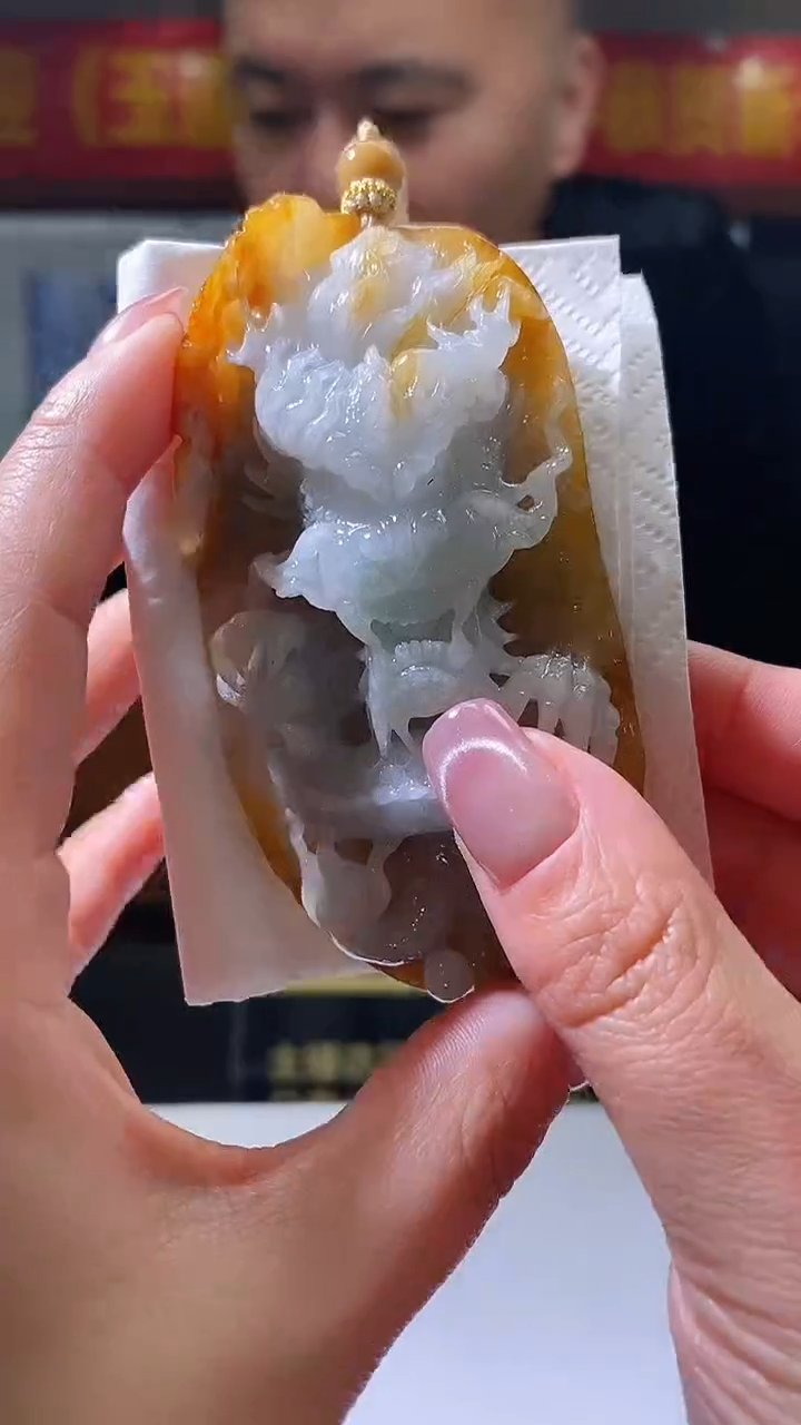 【闪购商品】定制翡翠未镶嵌29/0210/W/龙