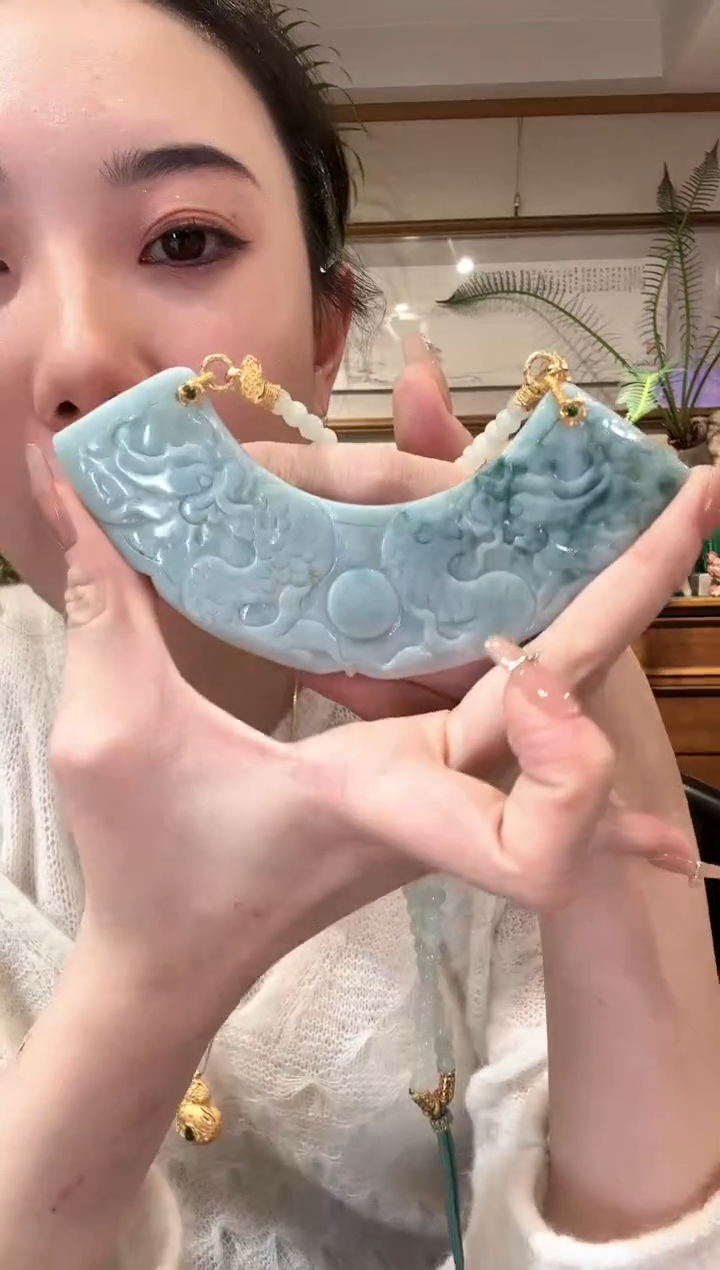 【闪购商品】翡翠颈饰未镶嵌国风