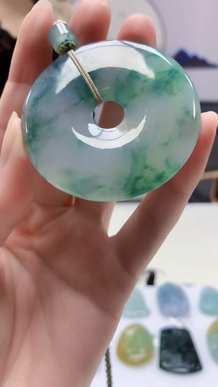 【闪购商品】定制翡翠未镶嵌3123zm-毛货挂件