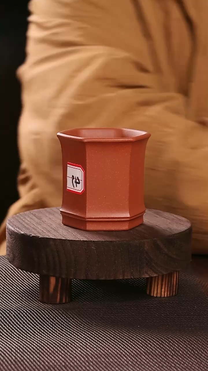 茶杯紫砂紫砂刻绘主人杯49