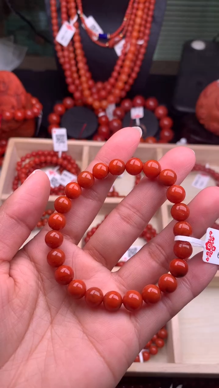 【闪购商品】南红玛瑙珠宝奇石银S925镶嵌8