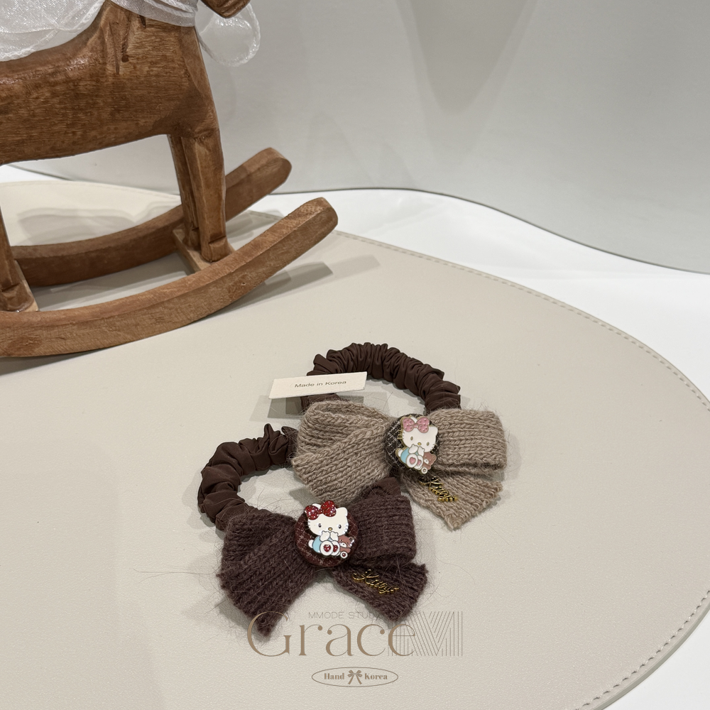 「绒线KT」韩国25秋冬百搭发绳高马尾发圈肠圈