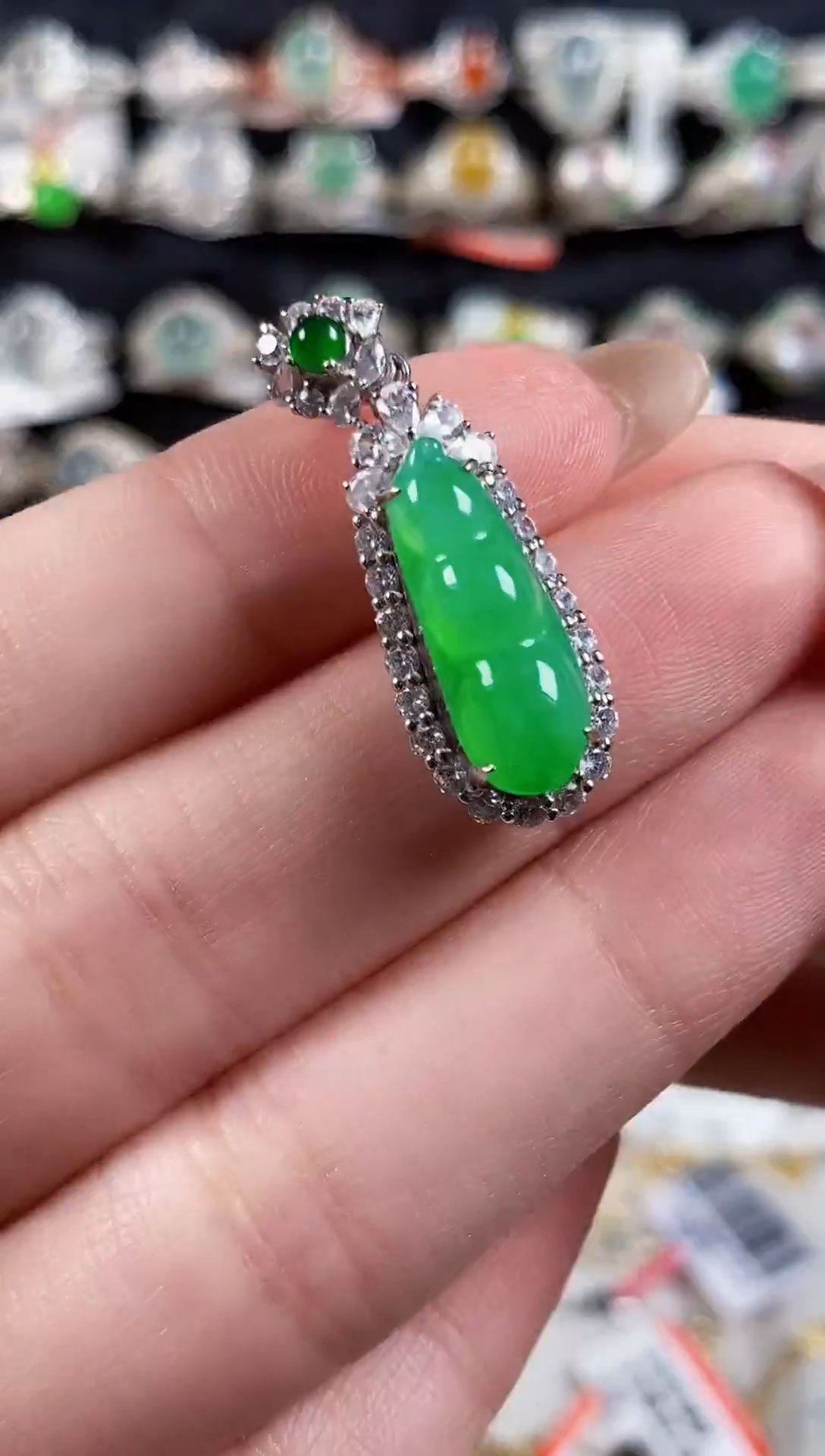 未镶嵌戒指翡翠 天然A货翡翠133