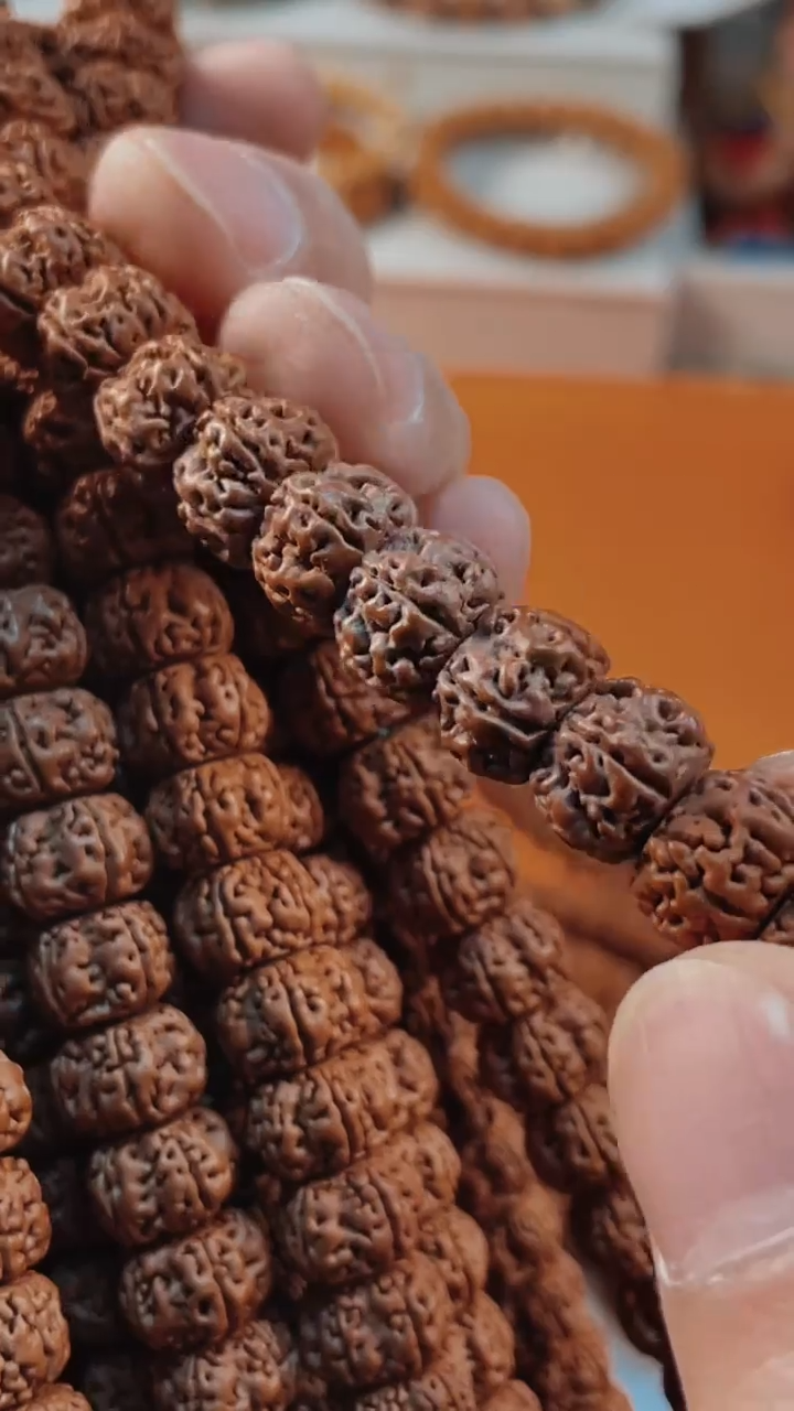 【闪购商品】金刚菩提手串681红皮一级纯血麦穗龙尺寸10