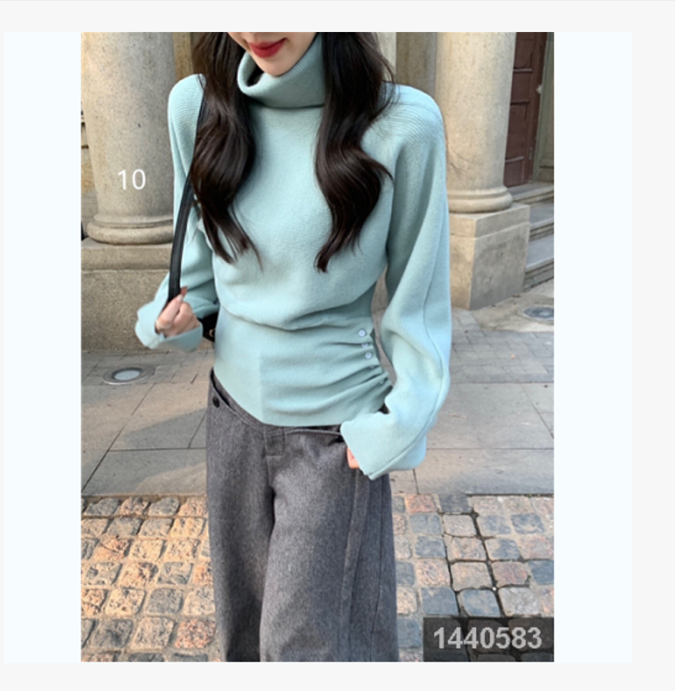 小妳XiaoNi———（冬款高领针织衫1440583）