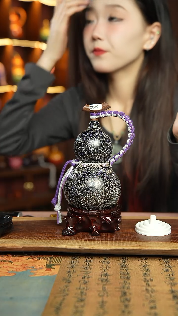 49号精品大漆酒葫芦防腐防渗装水茶酒