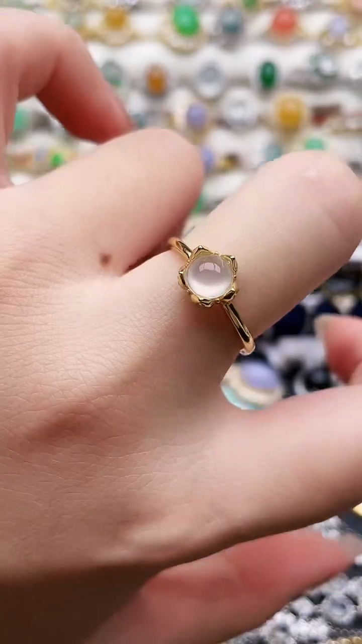 银S925镶嵌戒指翡翠30