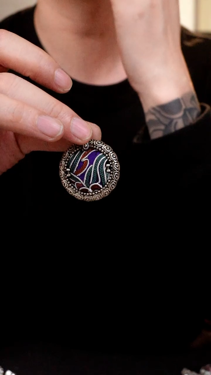 【闪购商品】刺绣056非遗手工刺绣吊坠