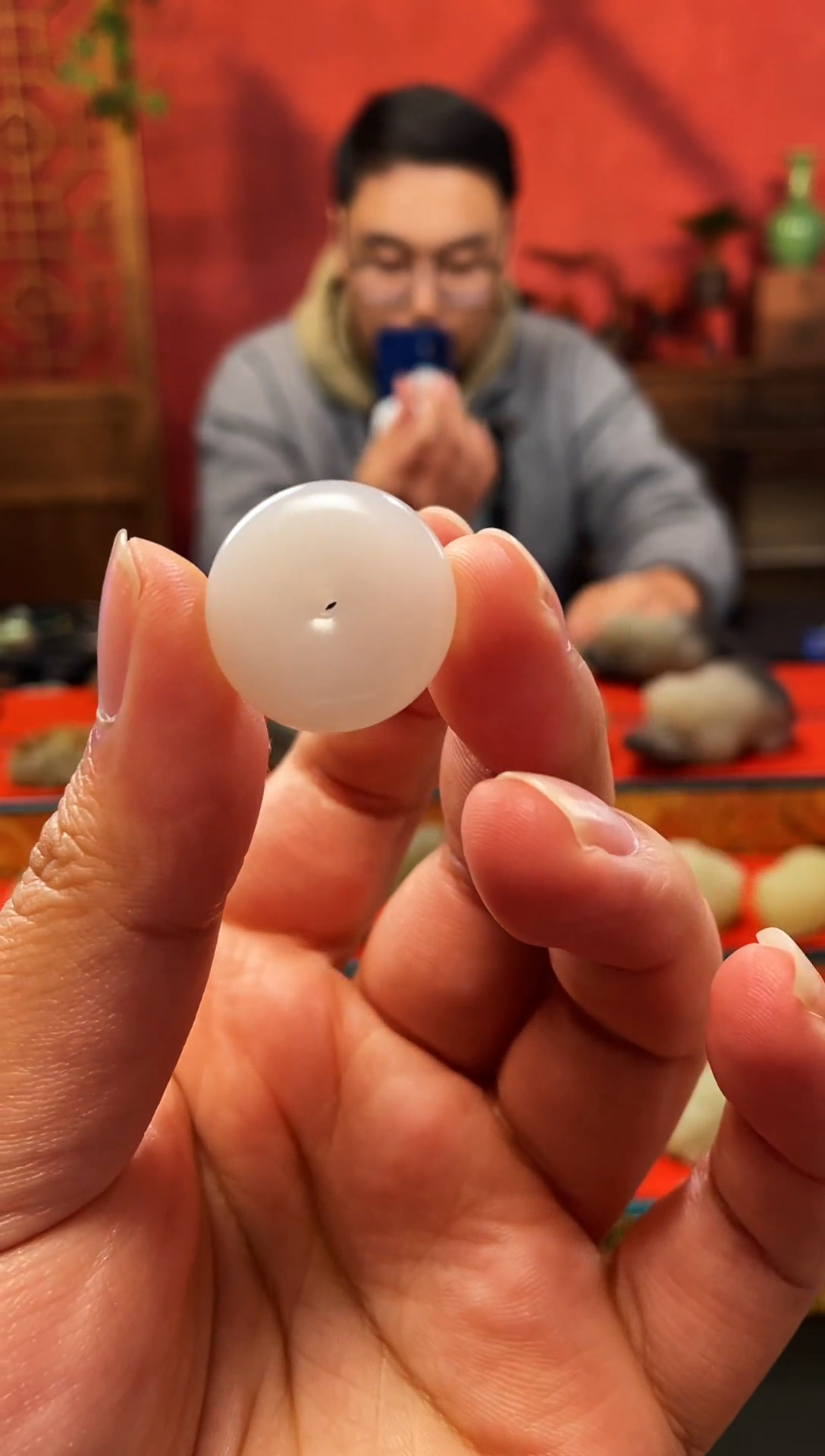 吊坠(赠链)未镶嵌和田玉平安扣