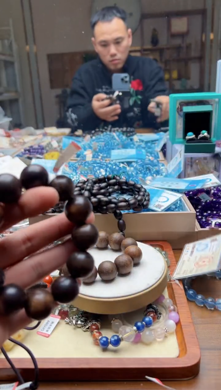 合成欧泊未镶嵌031 沉香20mm+