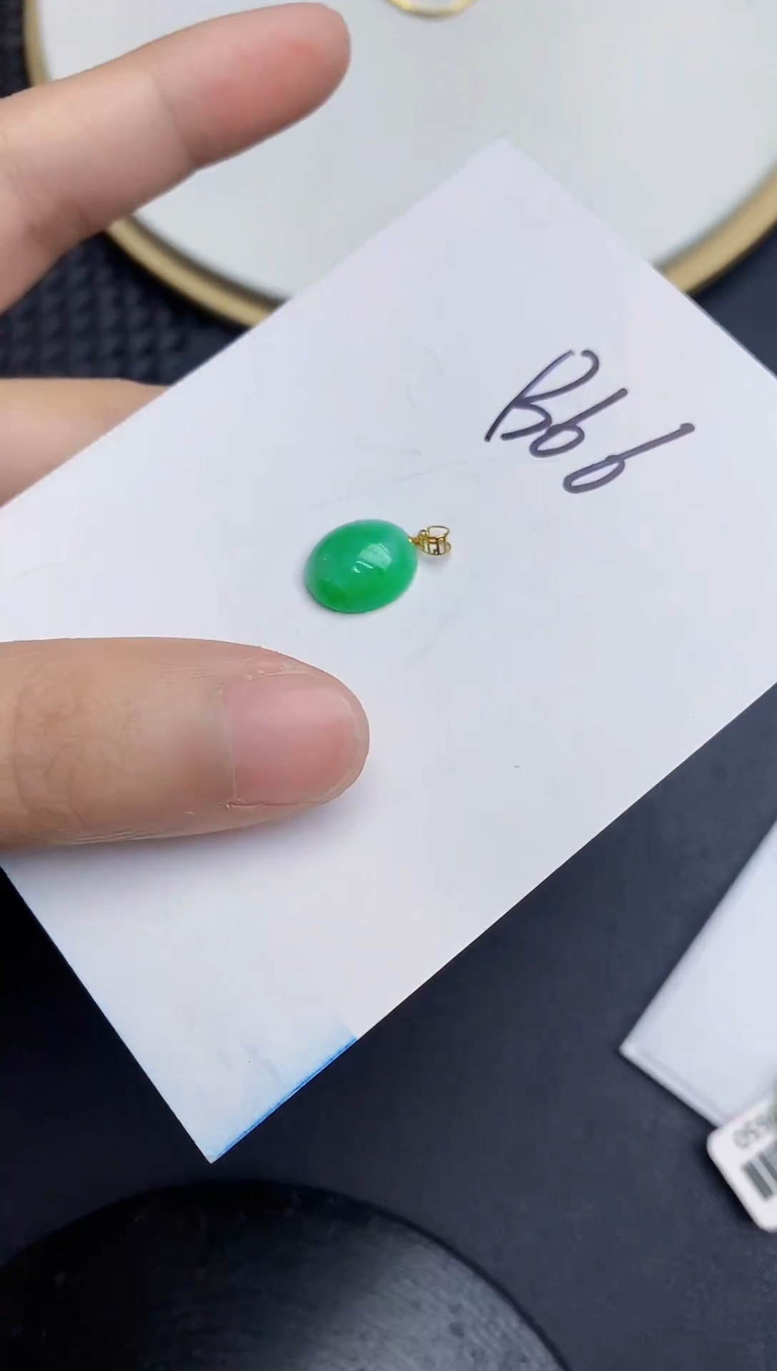 【闪购商品】翡翠颈饰18K金镶嵌000000000