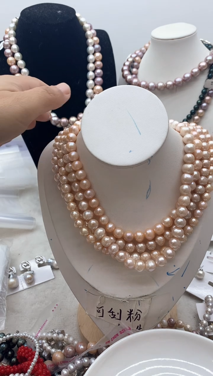 【闪购商品】淡水珍珠颈饰钛钢140