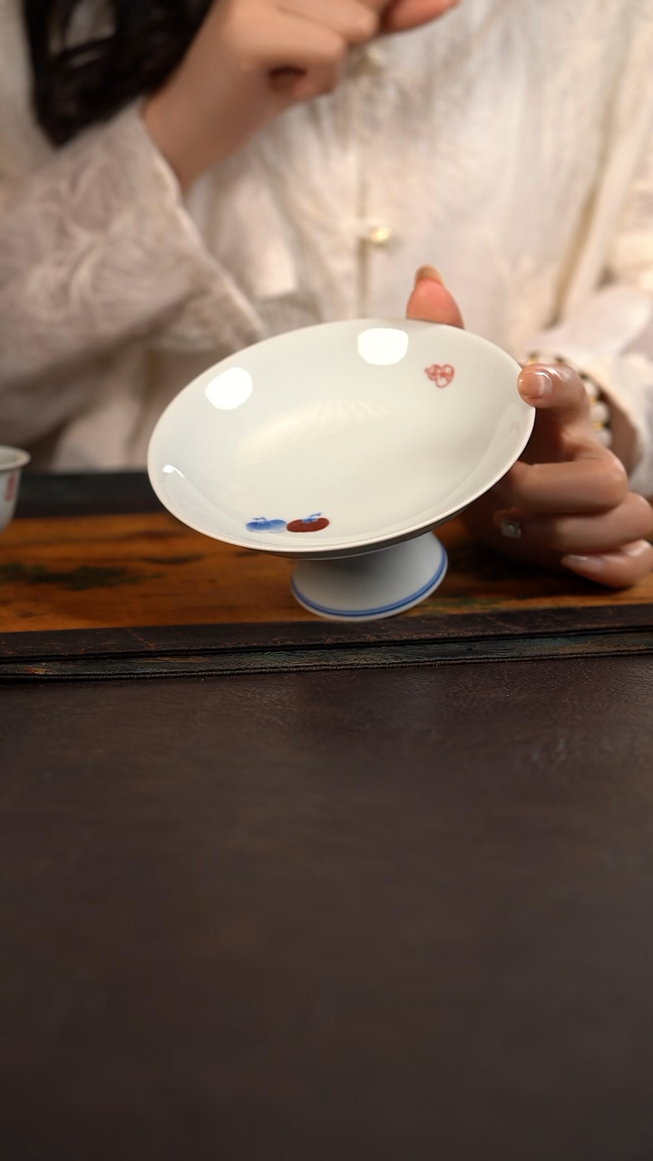 杯聚澜堂事事如意高脚壶承大