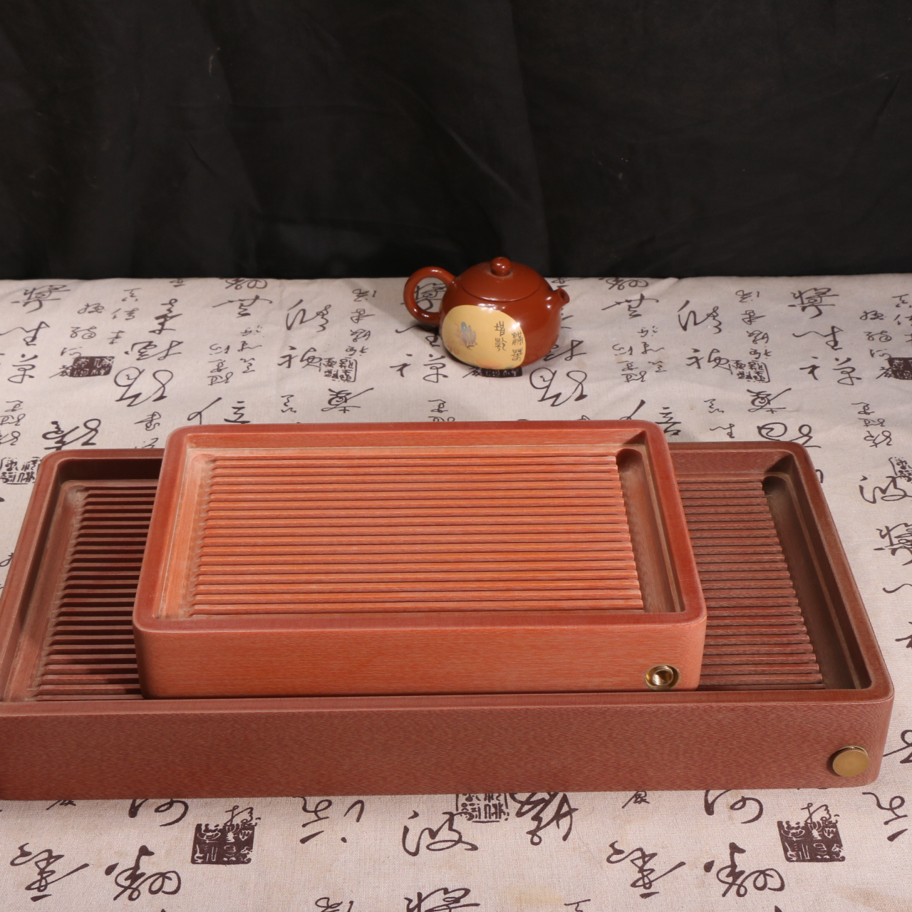 春越电木茶盘橙金料单边排水反冲洗方边方槽