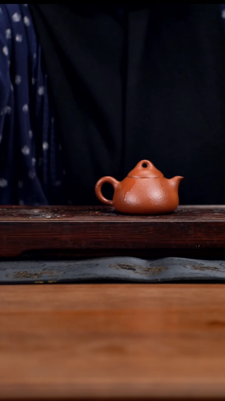 【闪购商品】紫砂茶壶120cc黄龙山原矿朱泥乳瓢3