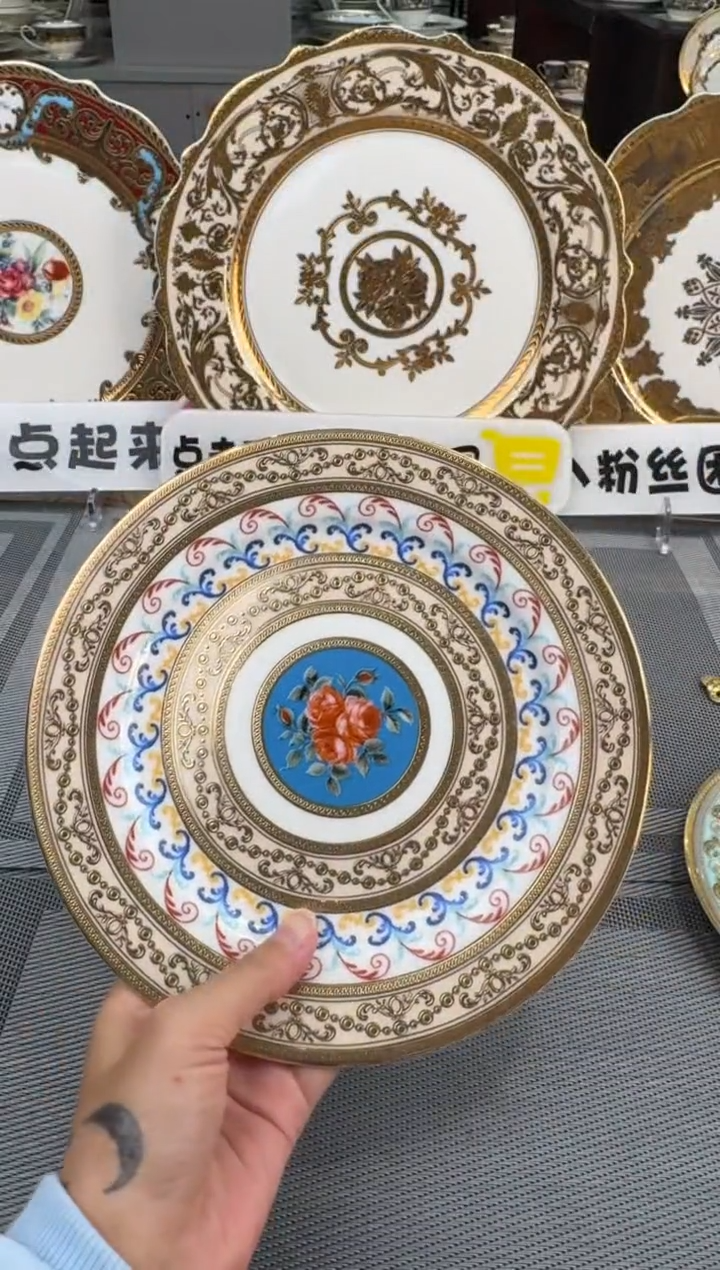 【闪购商品】瓷片8英寸平盘  福利微瑕