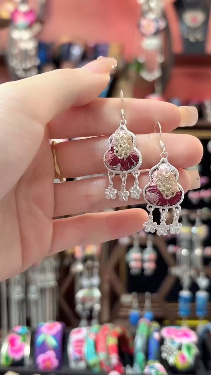 织绣 云织谣民族风精美饰品   36