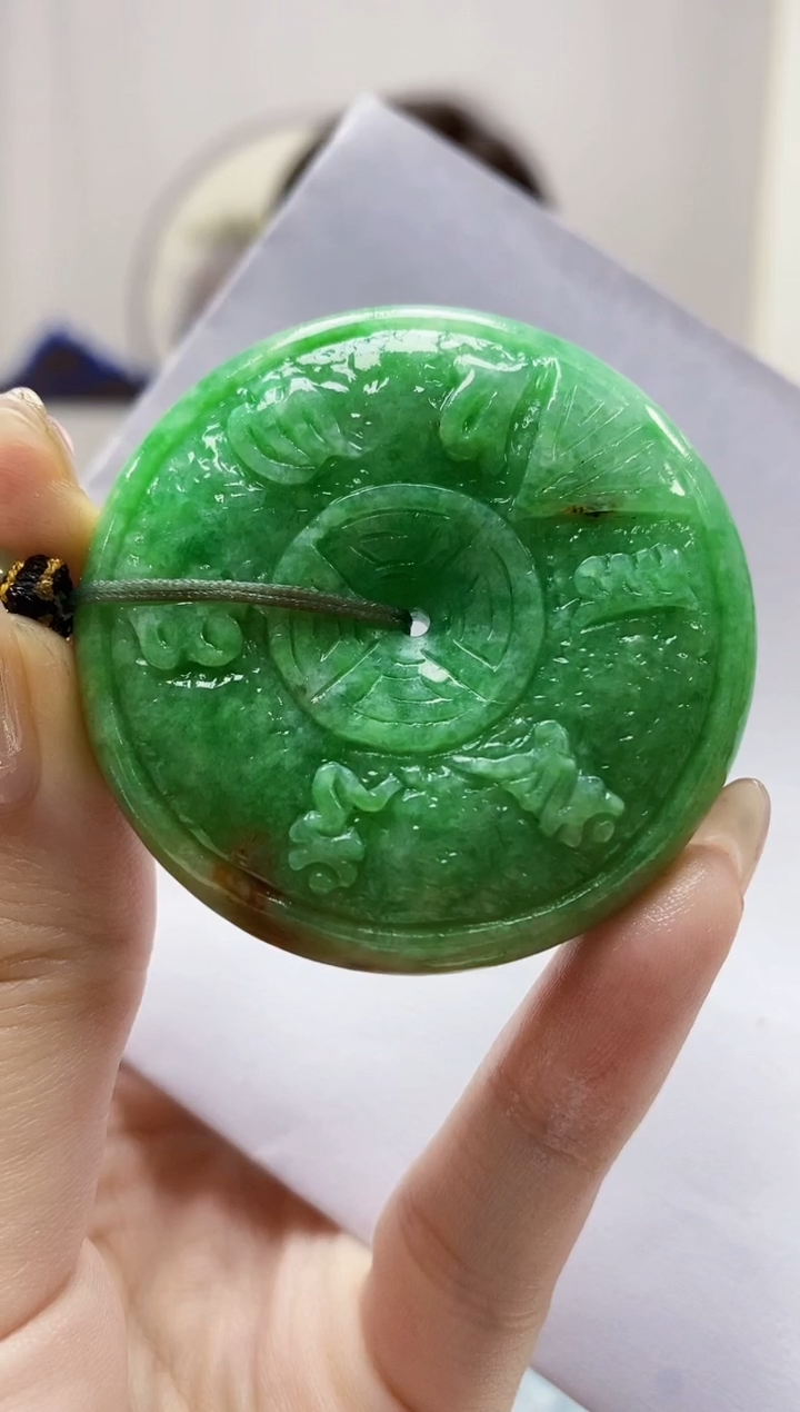 定制翡翠未镶嵌4829jw-毛货挂件33