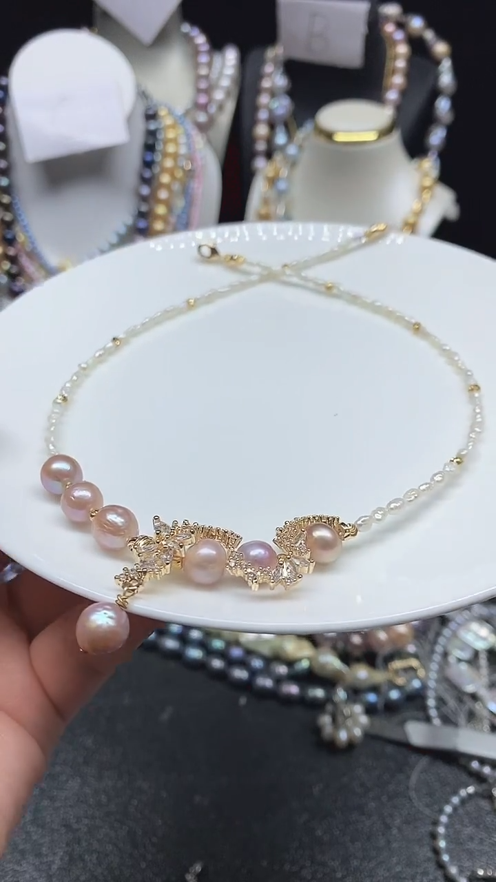 【闪购商品】淡水珍珠颈饰未镶嵌多人