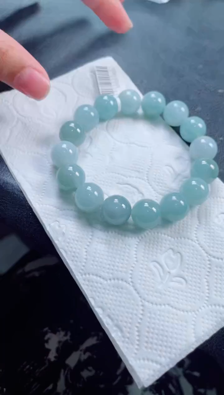 定制翡翠未镶嵌珠串多样性发货