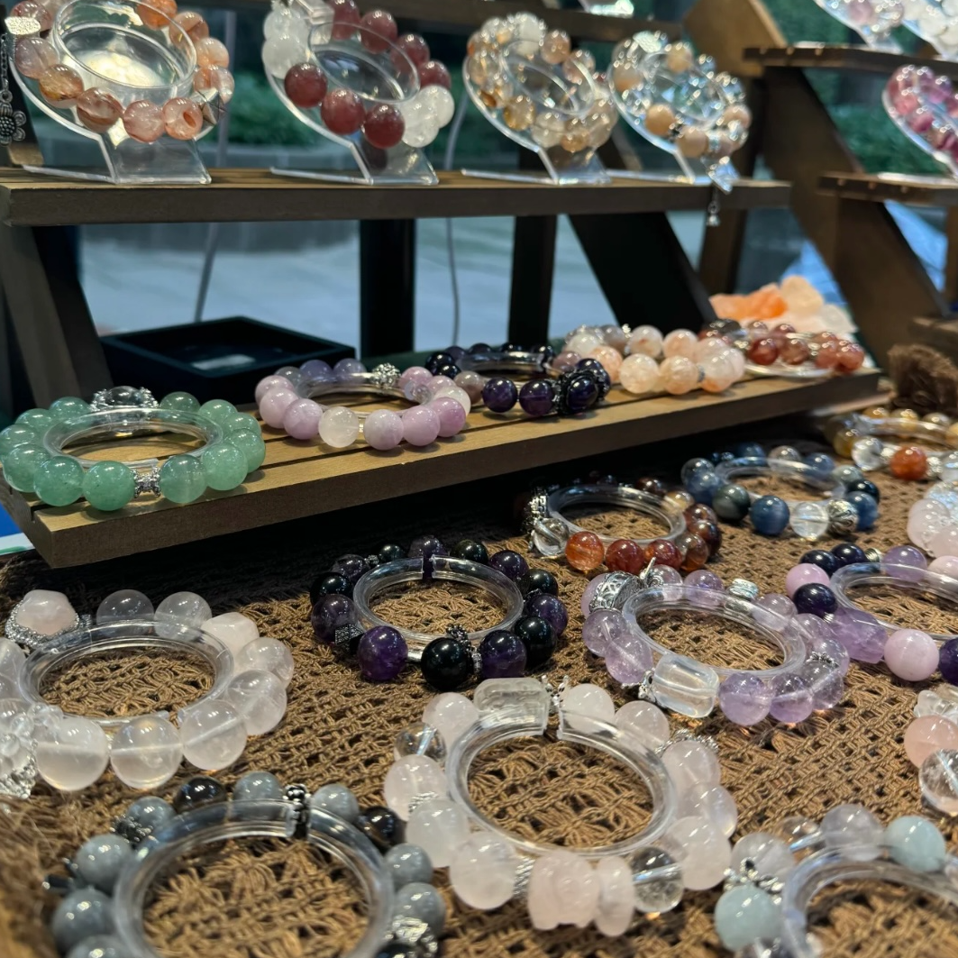 《扣完数拍这里》天然原创DIY手工水晶手串（默认微瑕）多样性发货