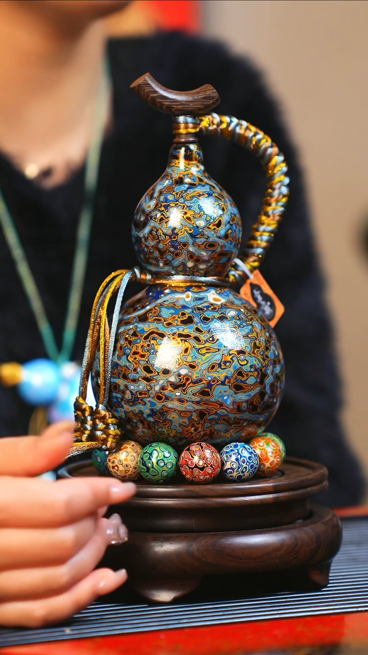 【闪购商品】JU093大师姐臻选非遗大漆酒葫芦