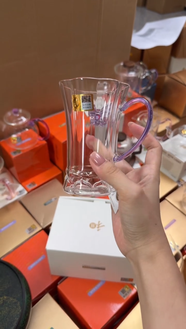 @@禾器晶彩幻蝶杯浅紫色