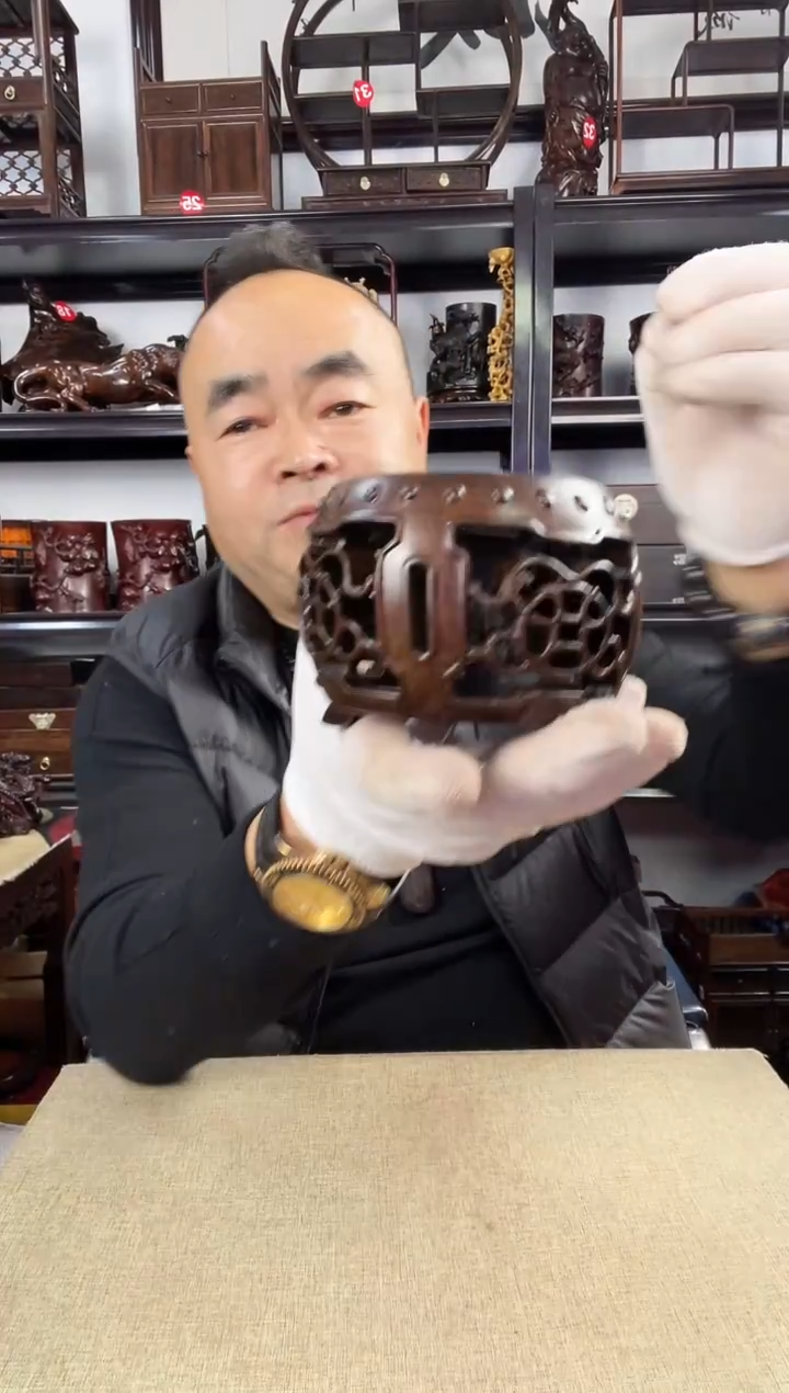 木老李红木工艺品新鼓