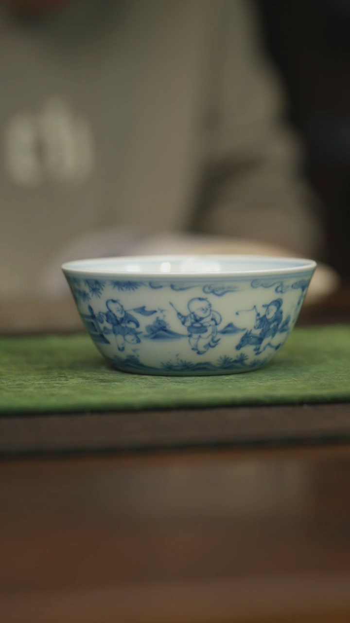 【闪购商品】杯柴窑青花破价福利